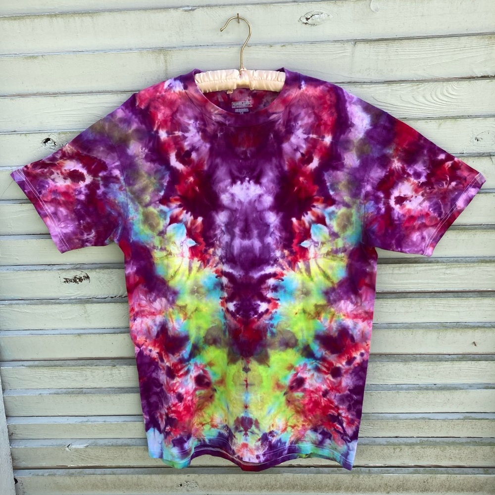 One of a kind hand dyed tie dye t-shirts